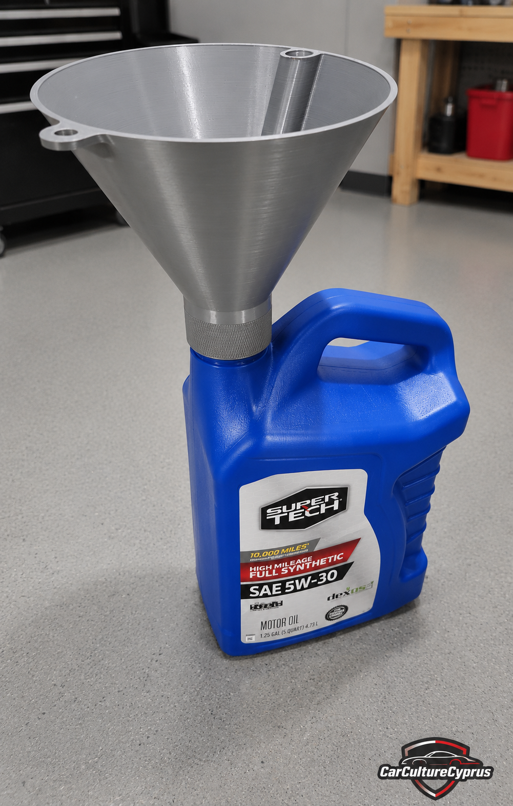 5qt Oil Bottle Funnel for Valvoline Jugs – Large or Small