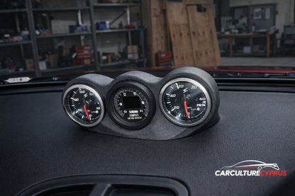 Triple Gauge Holder – Mazda RX-7 FD3S – 52mm Gauges (LHD / RHD Options)
