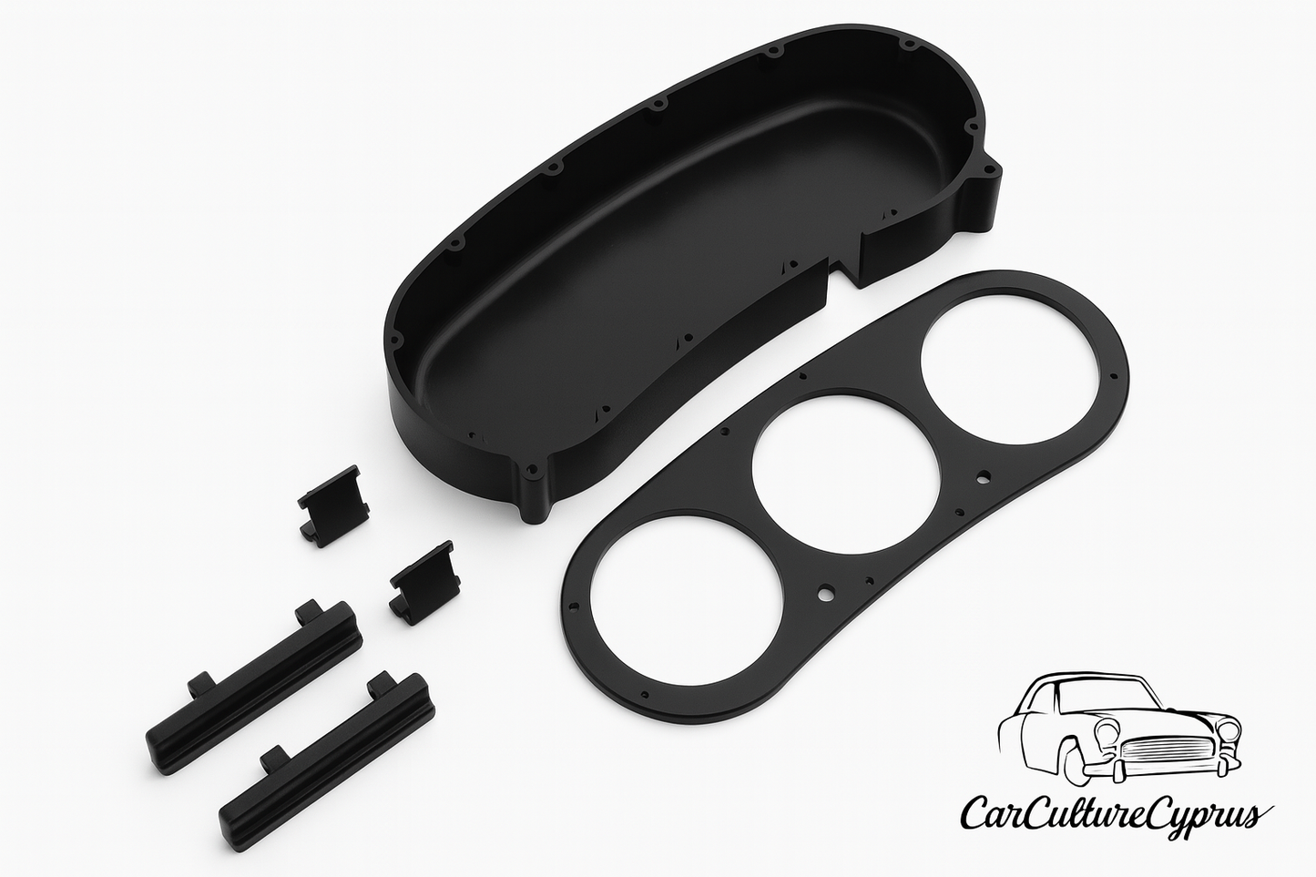 Three Gauge Cluster Housing for 2-5/8" / 66mm gauges