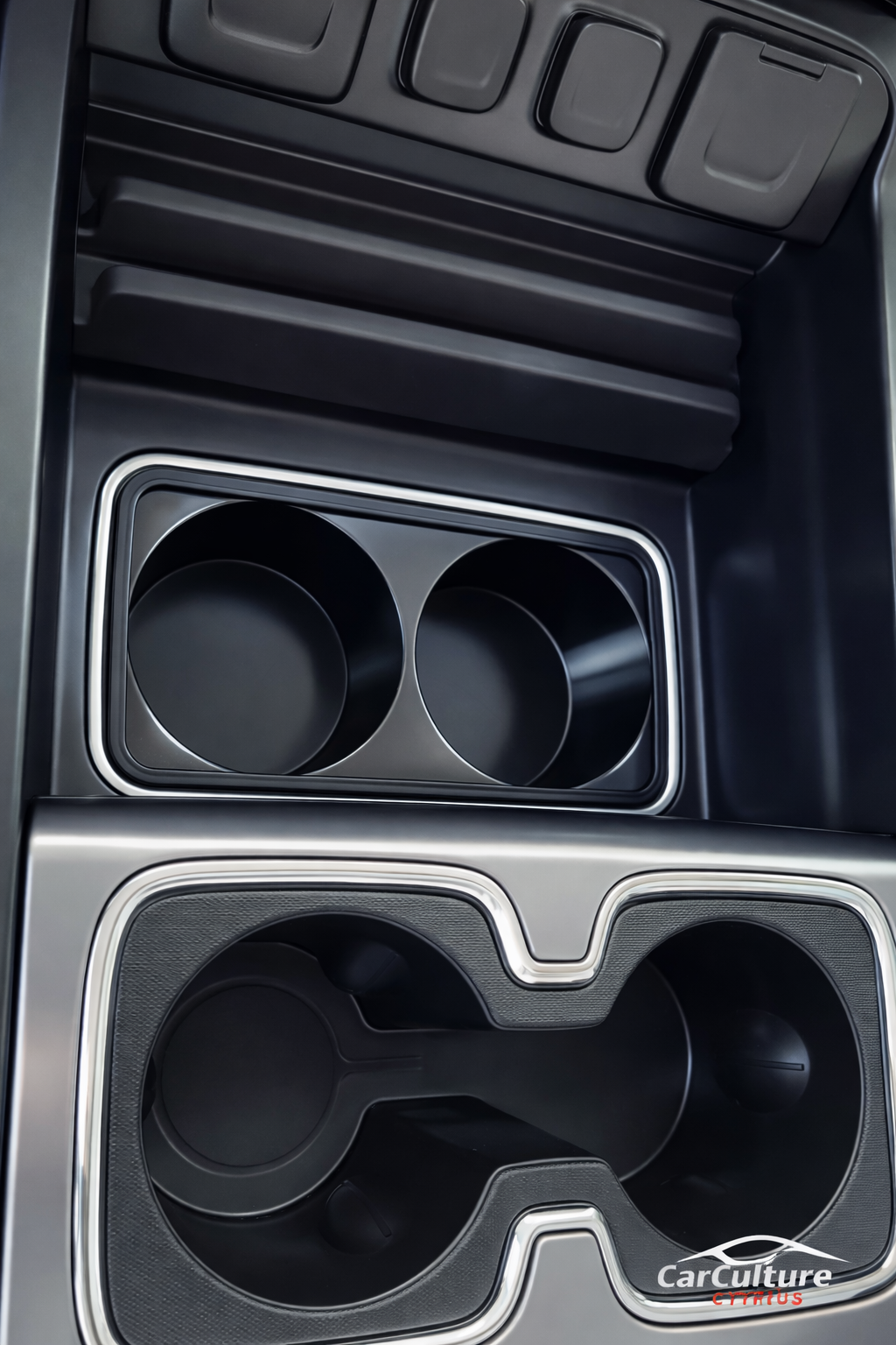 GMC Sierra / Chevy Silverado Center Console Cup Holder Tray – Large Bottle Organizer.
