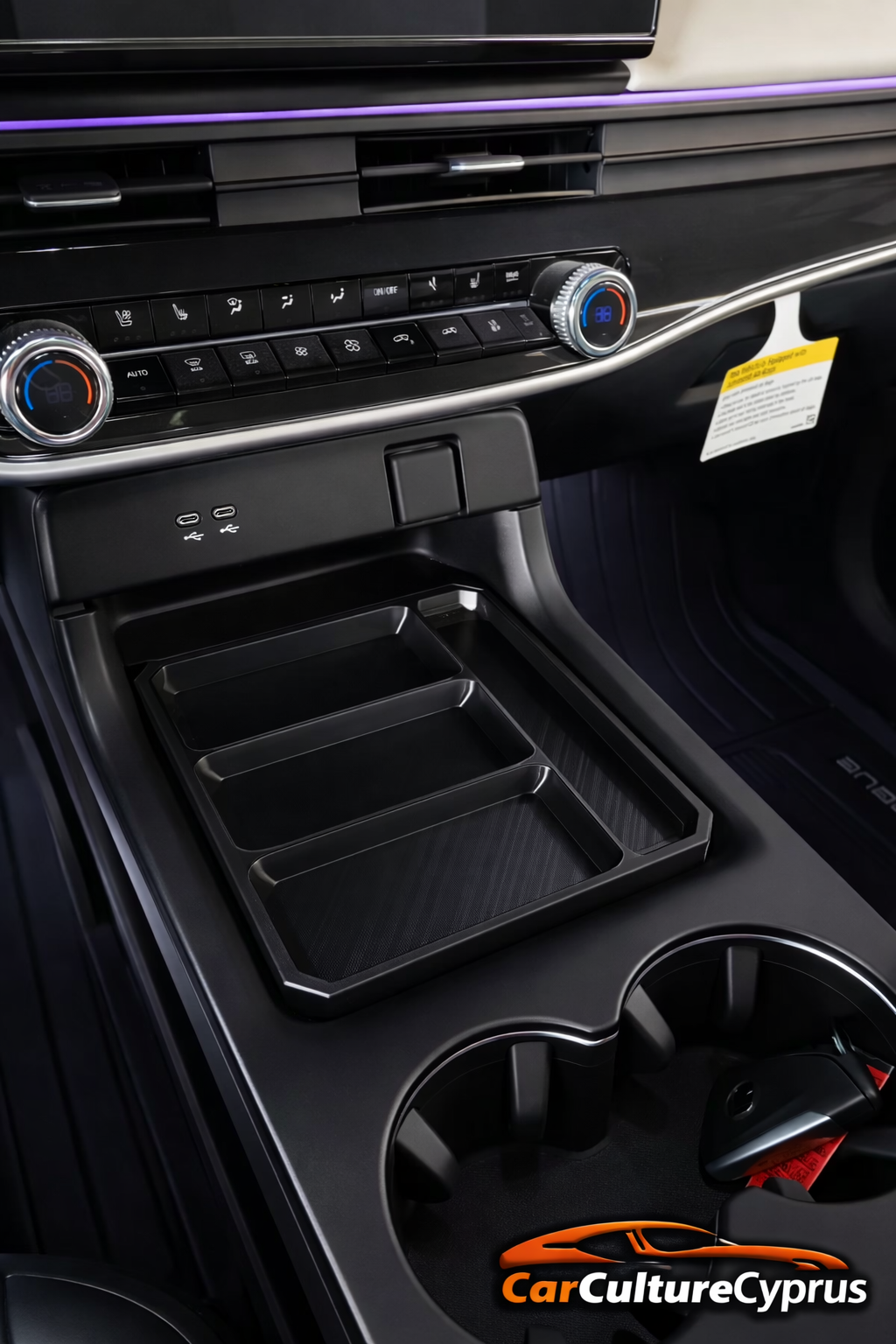 Honda Prologue Center Console Tray – Storage Organizer with Phone Holder Option