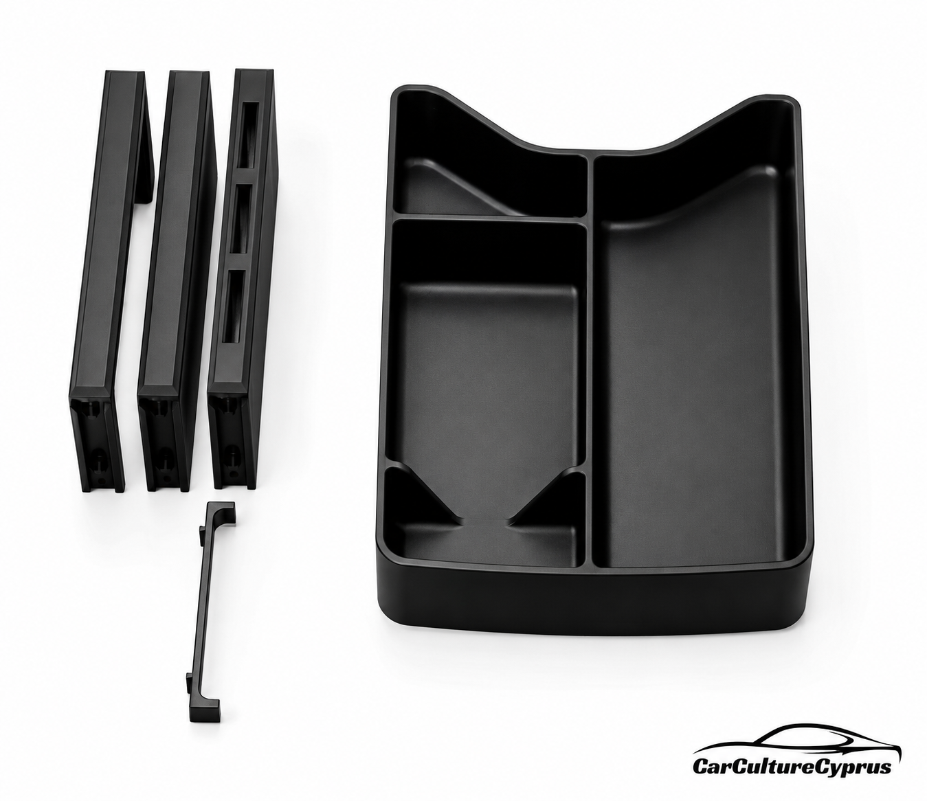 VW ID.4 Center Console Tray Set – Storage Organizer with Dividers