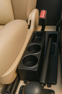 Suzuki Samurai Cup Holders Center Console – 2 Cups & Storage Tray black