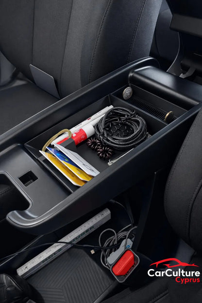 Hyundai Ioniq Organizer 5 Center Console with Coin Holder Insert black