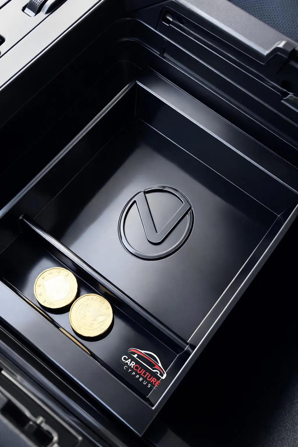 Lexus Organizer RX450h Center Console Coin Tray – Armrest Insert black