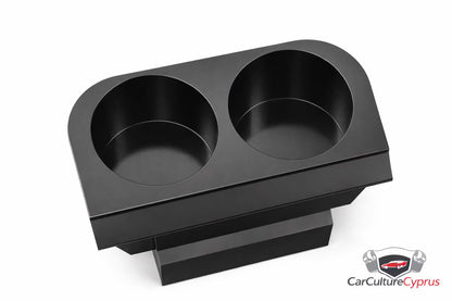 VW Golf MK1 Cup Holder GTI Center Console  – Dual Drink Insert Upgrade black.