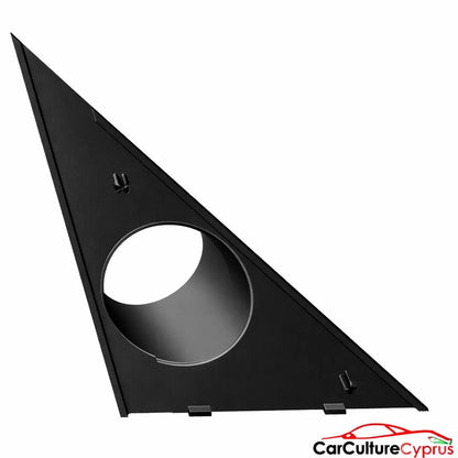 BMW E30 Tweeter Speaker Mounts – 42mm Door Sail Panel Adapters (Pair) black