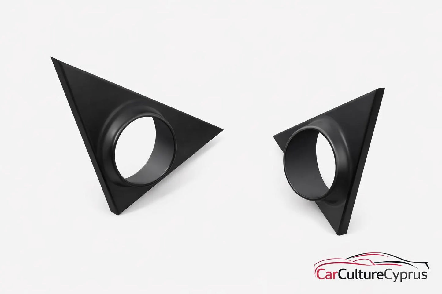 BMW E30 Tweeter Speaker Mounts – 42mm Door Sail Panel Adapters (Pair) black