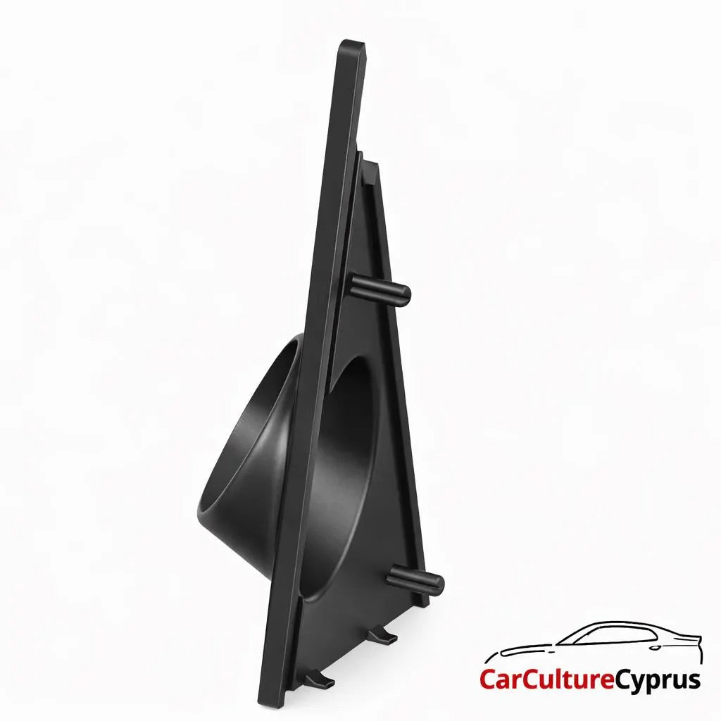 BMW E30 Tweeter Speaker Mounts – 42mm Door Sail Panel Adapters (Pair) black