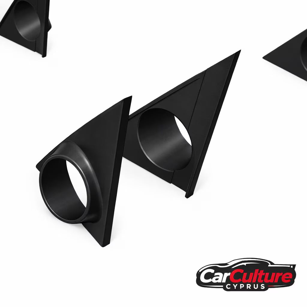 BMW E30 Tweeter Pod Set – A-Pillar / Door Triangle Speaker Mount