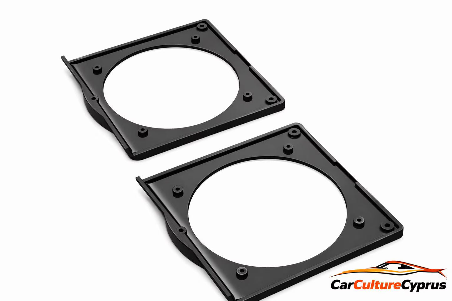 VW Golf MK2 Speaker Adapter Door  Pair – 5.25" (130mm) Upgrade Mounts black.