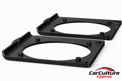 VW Golf MK2 Speaker Adapter Door  Pair – 5.25" (130mm) Upgrade Mounts black.