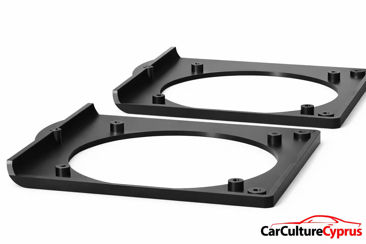 VW Golf MK2 Speaker Adapter Door  Pair – 5.25" (130mm) Upgrade Mounts black.