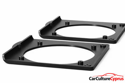 VW Golf MK2 Speaker Adapter Door  Pair – 5.25" (130mm) Upgrade Mounts black.