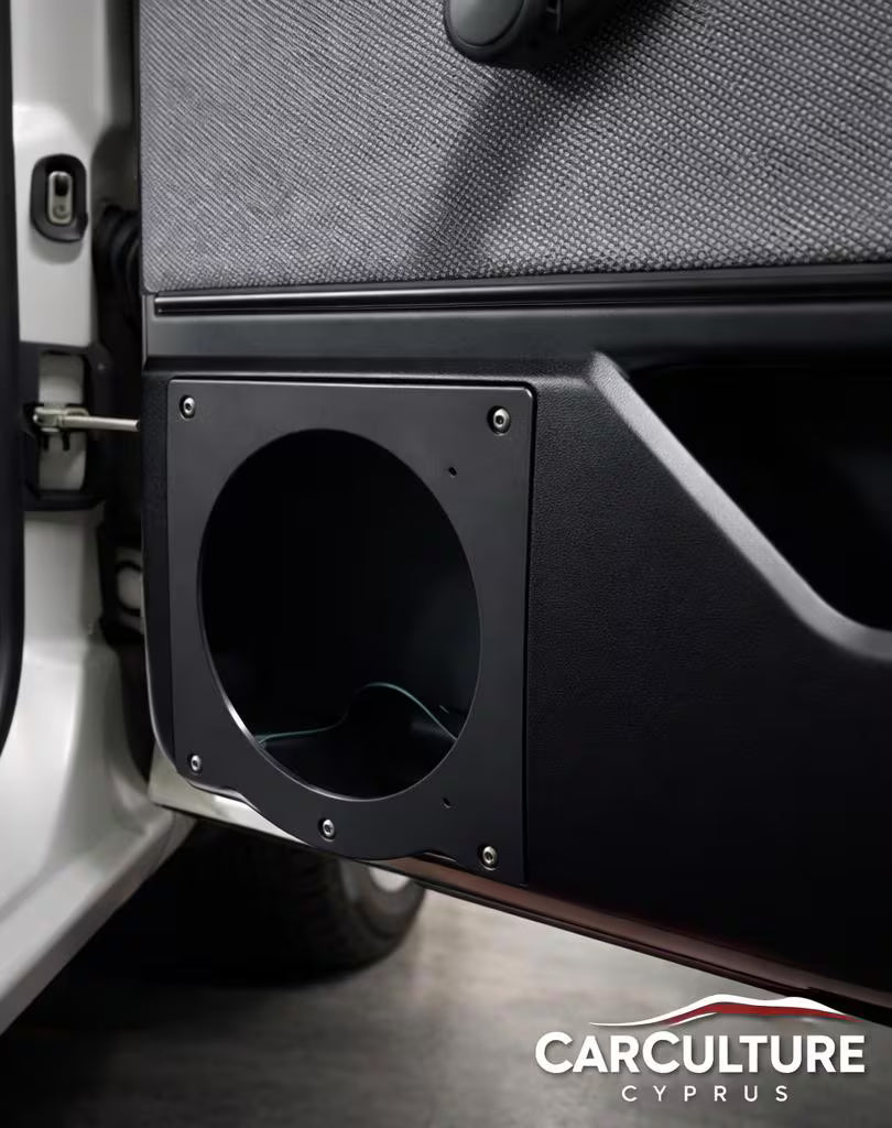 VW Golf MK2 Speaker Adapter Door  Pair – 5.25" (130mm) Upgrade Mounts black.