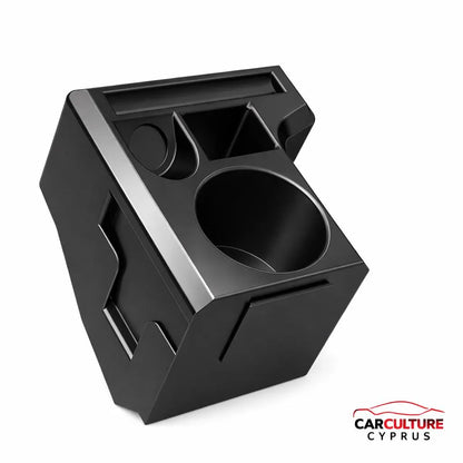 Toyota Land Cruiser 70 Series (VDJ79) Centre Console – Storage & Cup Holder Upgrade black.