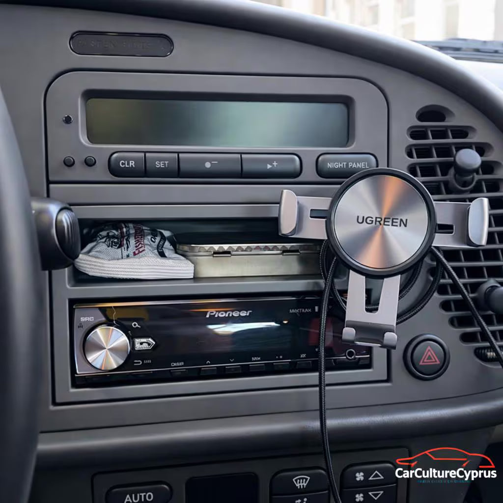 Saab 900NG / 9-3 OG (1998–2003) Single DIN Radio Conversion – Storage Pocket.