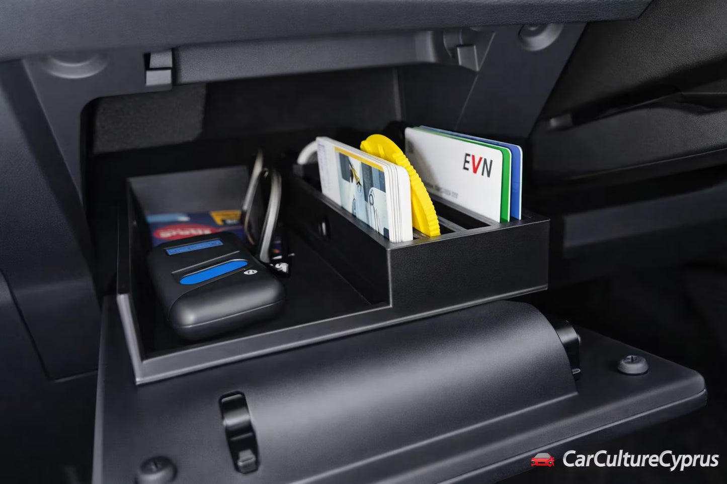 Audi Q8 Organizer e-tron Side Storage – Left Dashboard Compartment Insert black