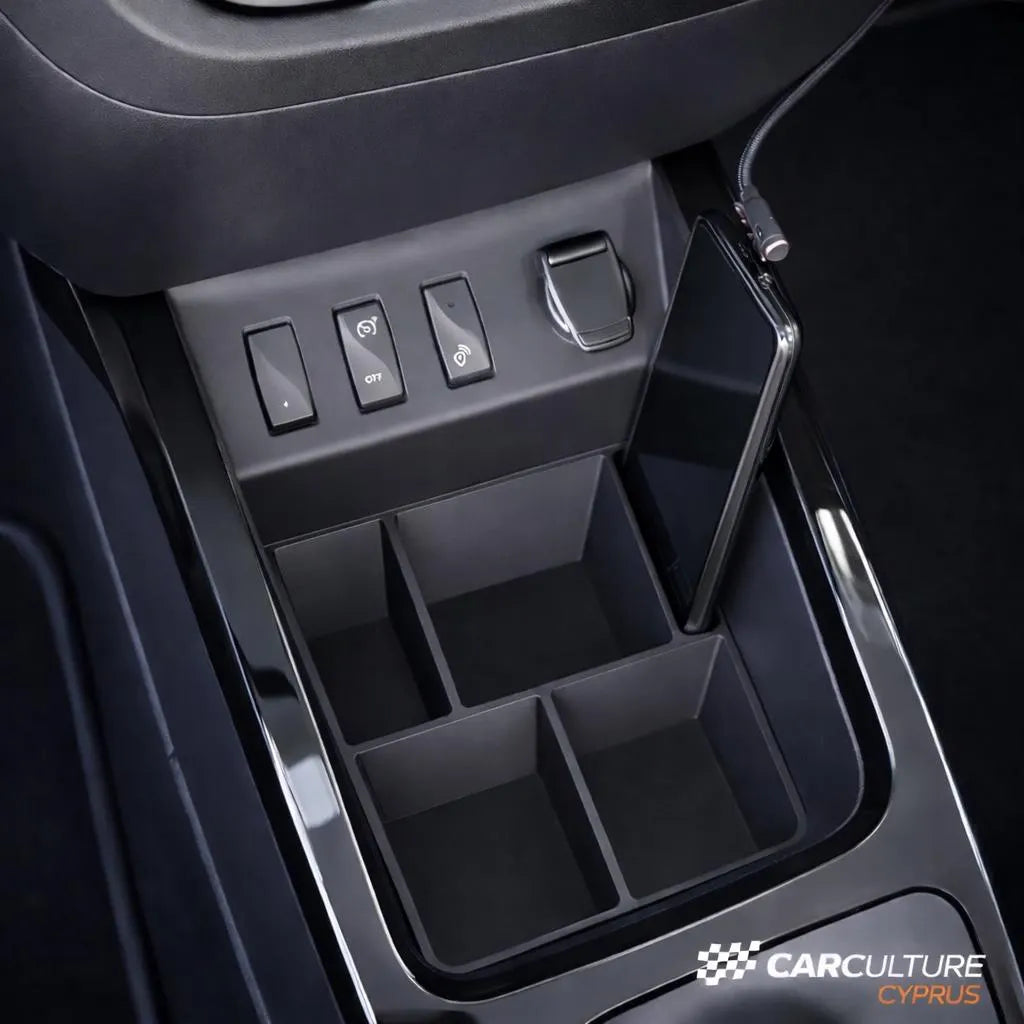 Dacia Organizer Spring Center Console – Phone Holder Storage Insert black