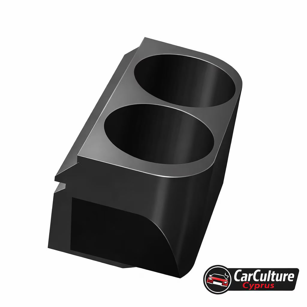 VW Golf MK1 Cup Holder GTI Center Console  – Dual Drink Insert Upgrade black.