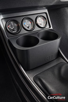 VW Golf MK1 Cup Holder GTI Center Console  – Dual Drink Insert Upgrade black