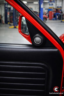 BMW E30 Tweeter Pod Set – A-Pillar / Door Triangle Speaker Mount