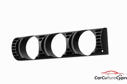 BMW E30 Gauge Pod Triple  – 3× 52mm Center Console Mount