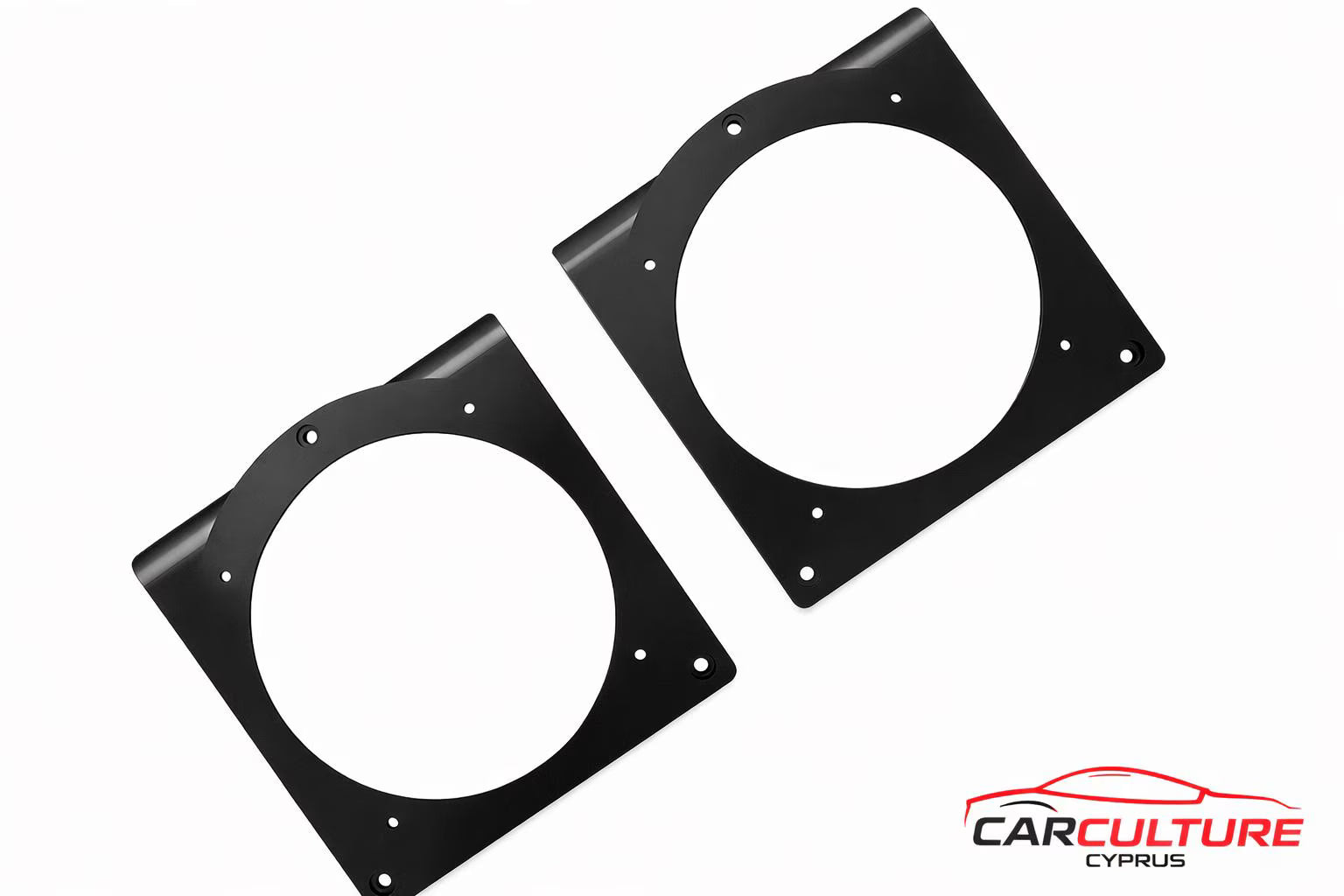 VW Golf MK2 Speaker Adapter Door  Pair – 5.25" (130mm) Upgrade Mounts black.