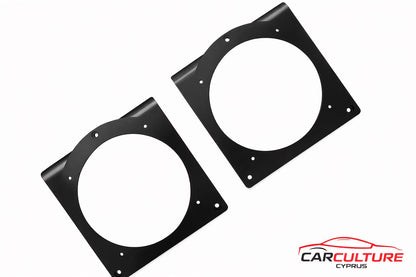 VW Golf MK2 Speaker Adapter Door  Pair – 5.25" (130mm) Upgrade Mounts black.