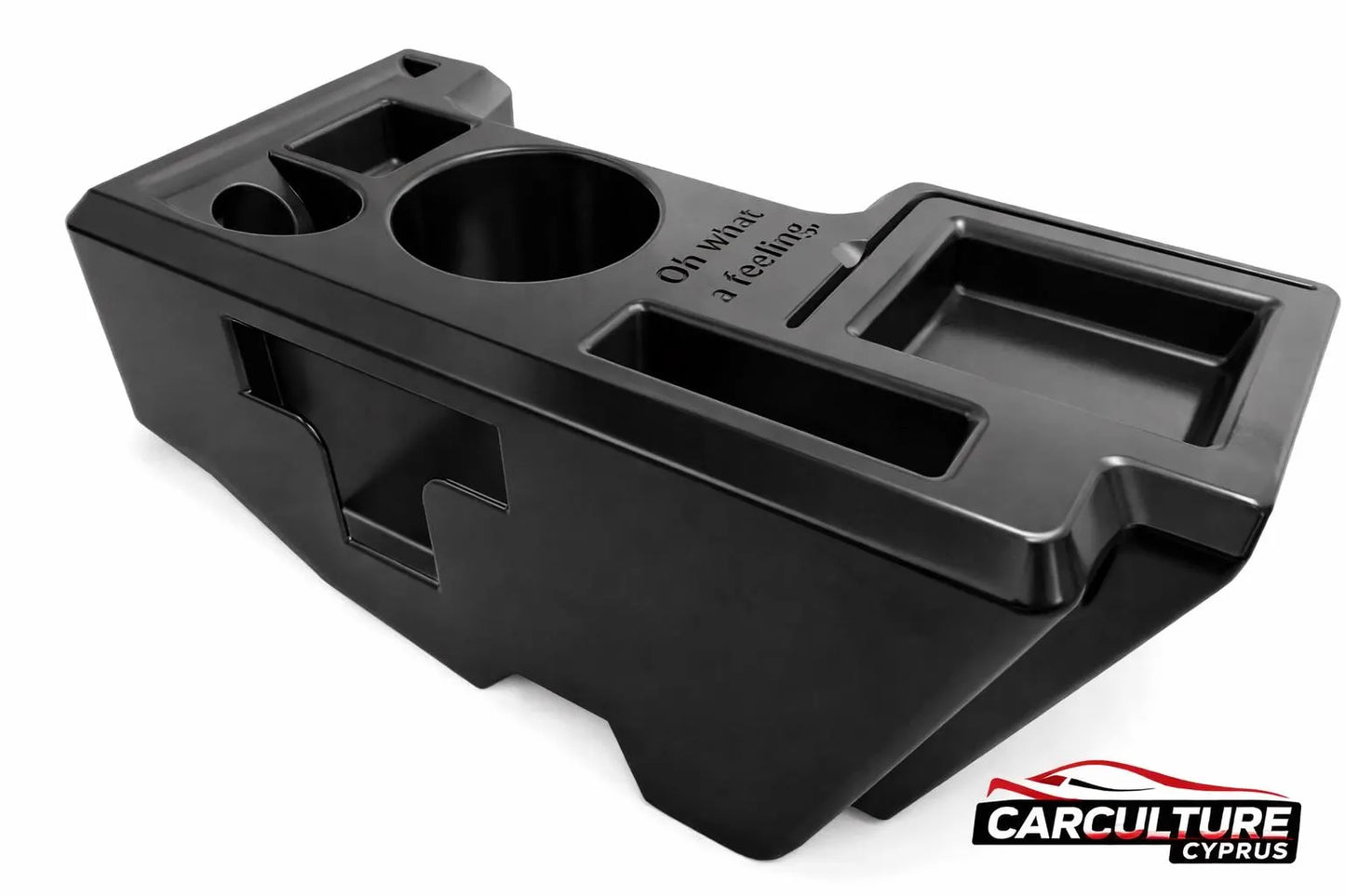 Toyota Land Cruiser 70 Series (VDJ79) Centre Console – Storage & Cup Holder Upgrade black.