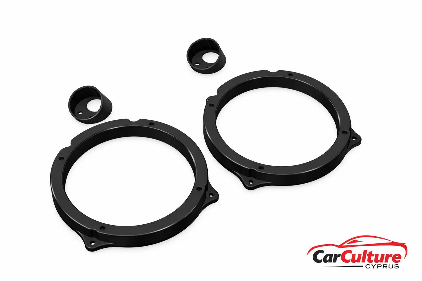 Honda Civic EG 165mm Speaker Adapter Kit – Door + Tweeter Mounts – Pair (Left & Right).