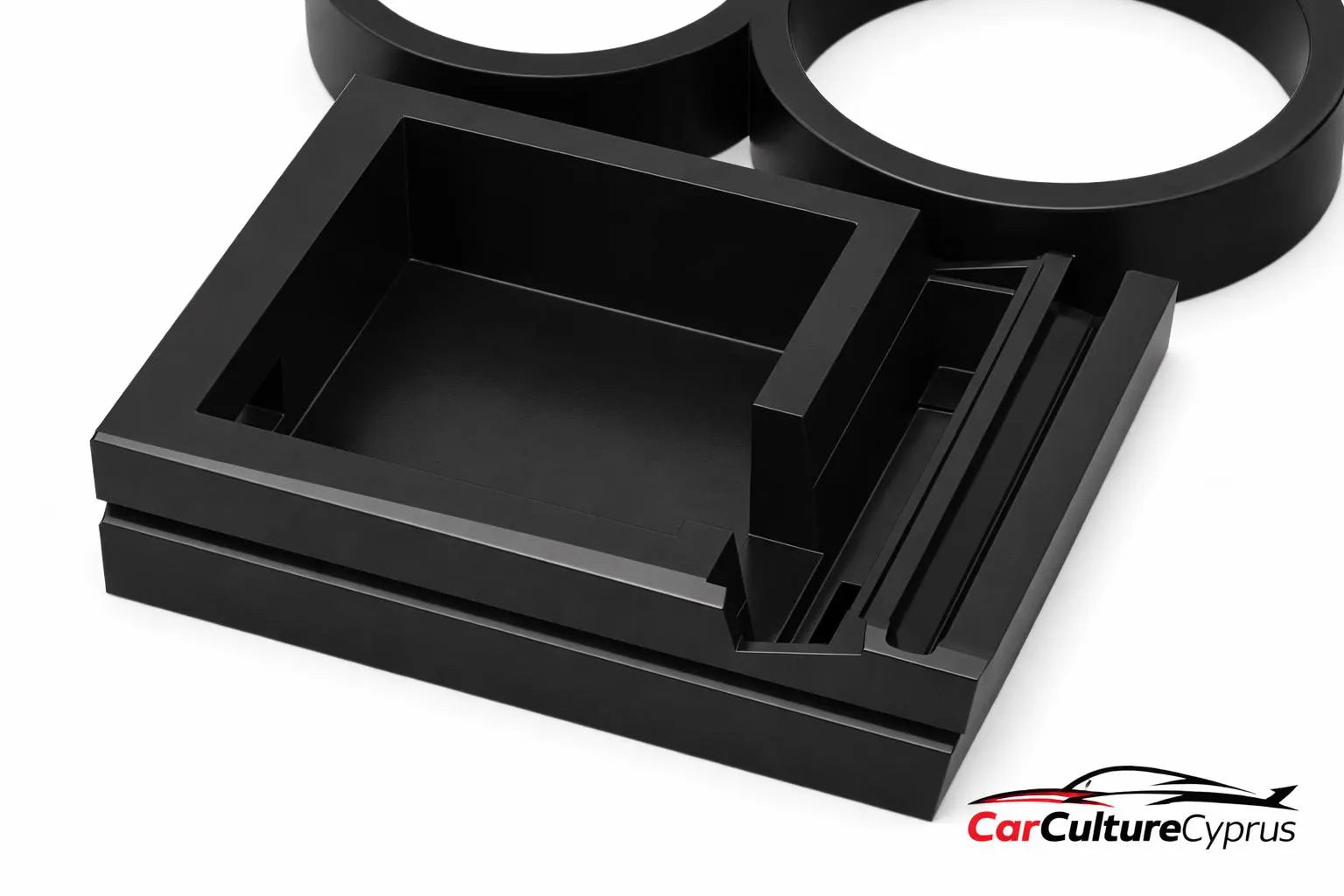 VW T2 Ashtray Replacement with Dual Cupholder & Phone Slot – 1976+ Bay Window Organizer.