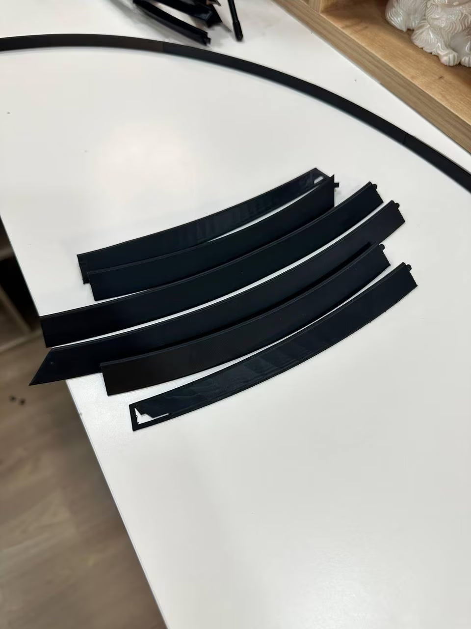 Nissan 350Z 380RS Style Fender Flares: ASA Plastic Extension Kit (8 Pieces)