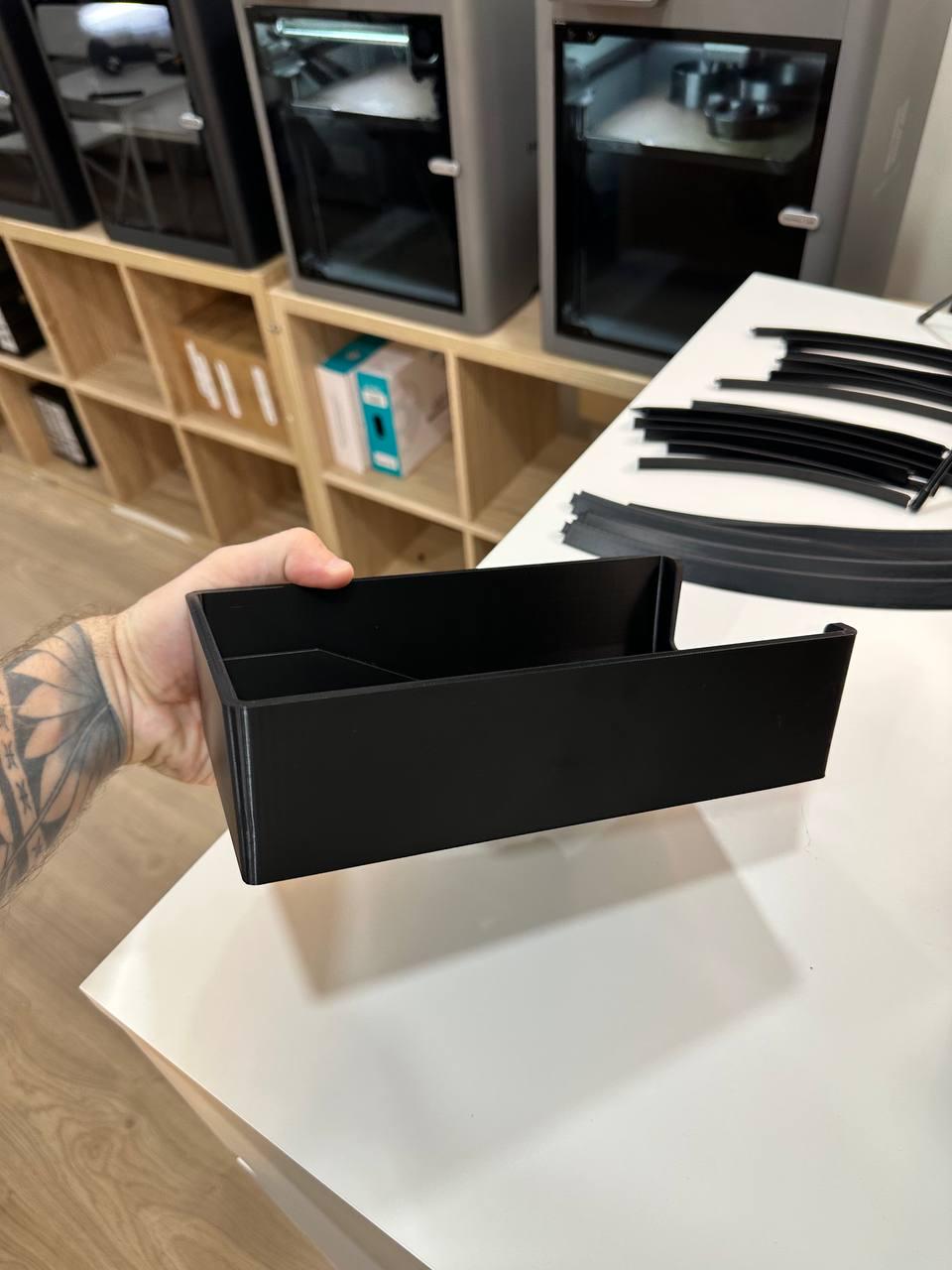 Plateau de console centrale Audi B9 (sans prise 12V) — Noir