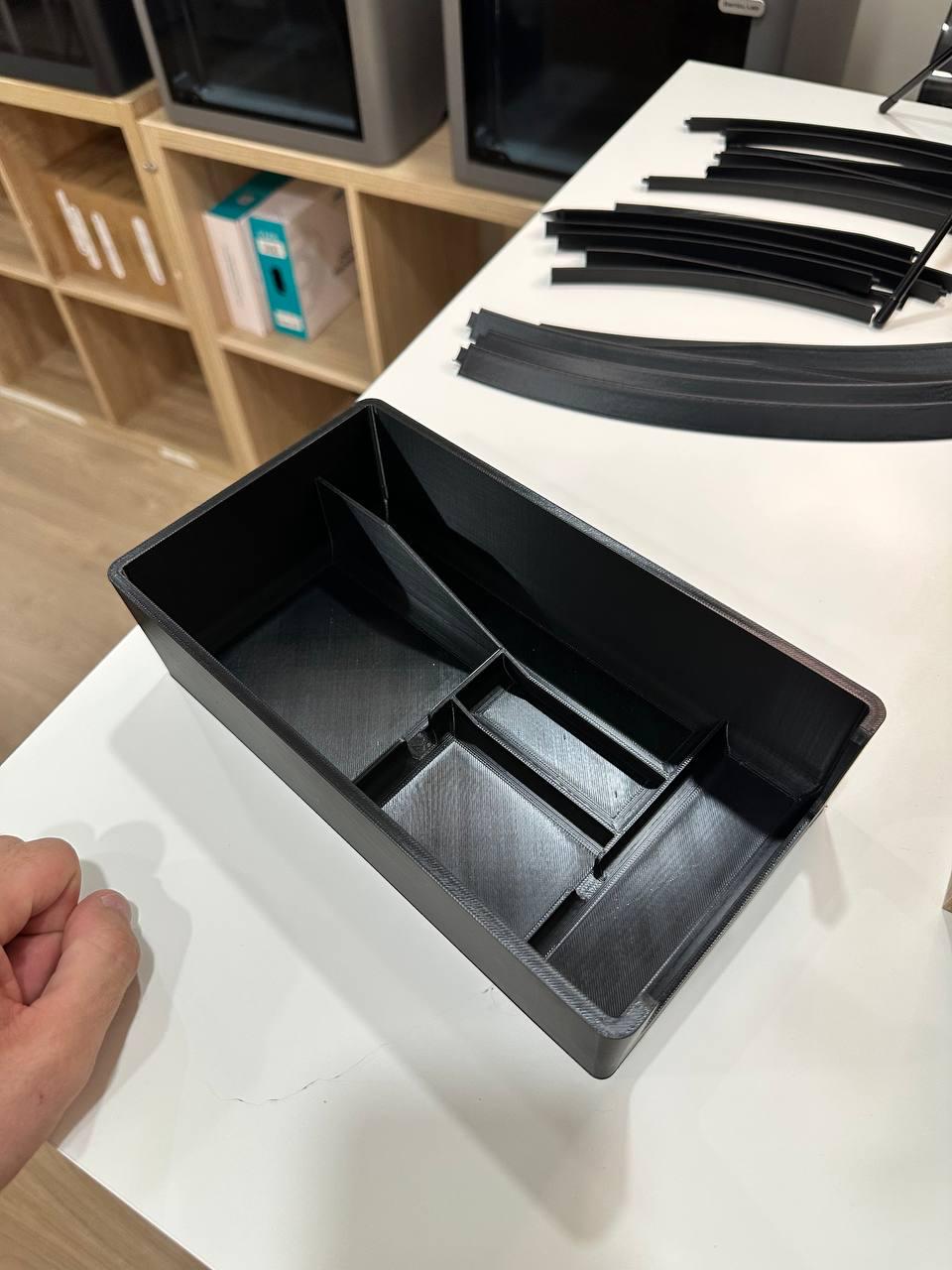 Plateau de console centrale Audi B9 (sans prise 12V) — Noir