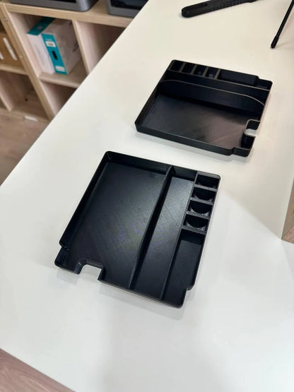 Organisateur de console centrale Subaru Crosstrek – Plateau de rangement avec fentes pour pièces de monnaie et porte-stylo (2018+)