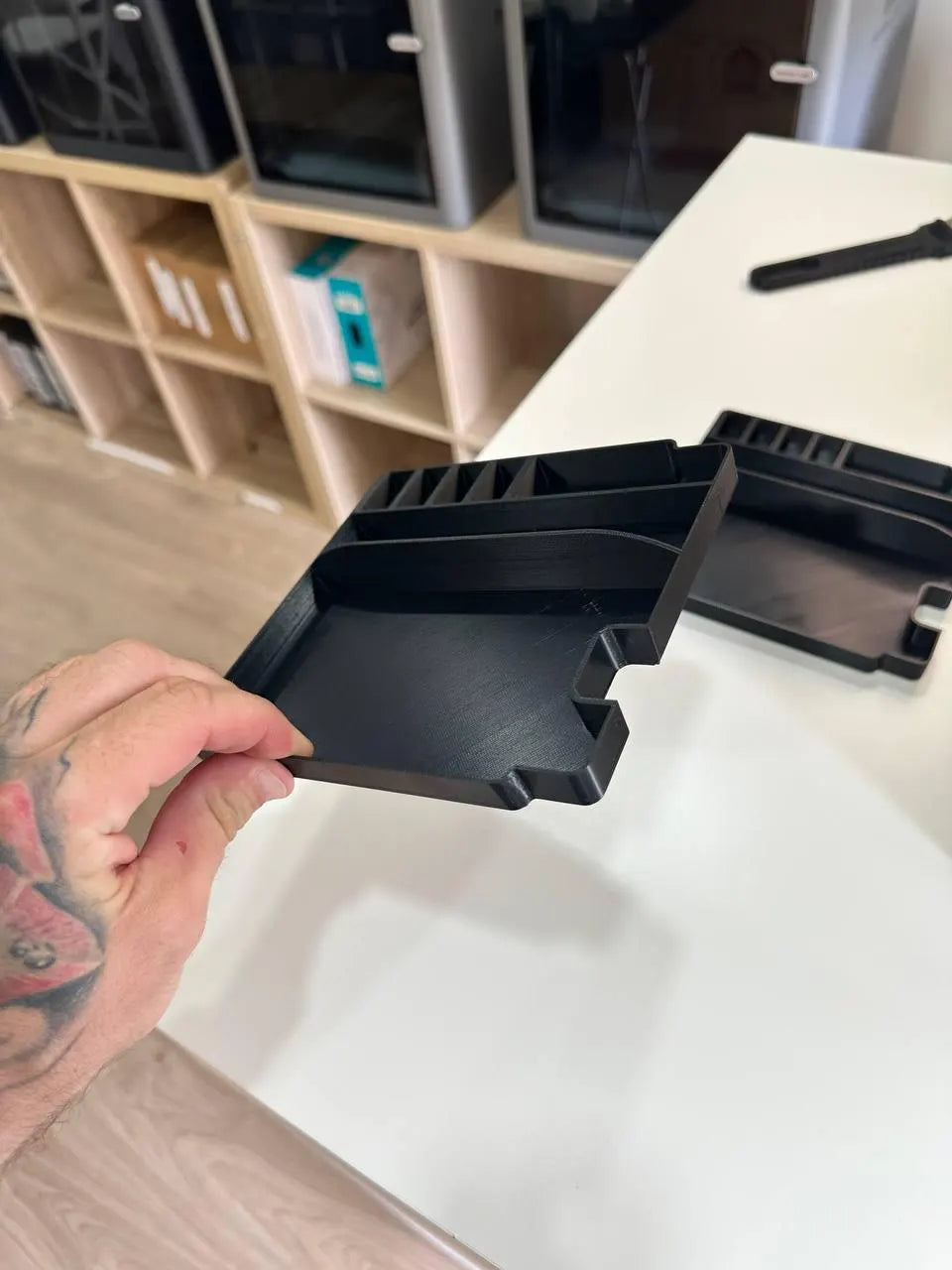 Organisateur de console centrale Subaru Crosstrek – Plateau de rangement avec fentes pour pièces de monnaie et porte-stylo (2018+)
