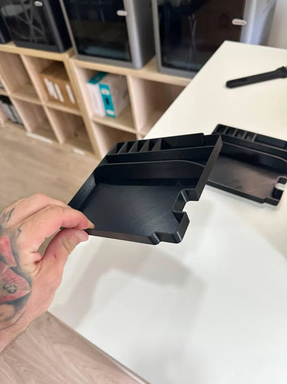 Organisateur de console centrale Subaru Crosstrek – Plateau de rangement avec fentes pour pièces de monnaie et porte-stylo (2018+)