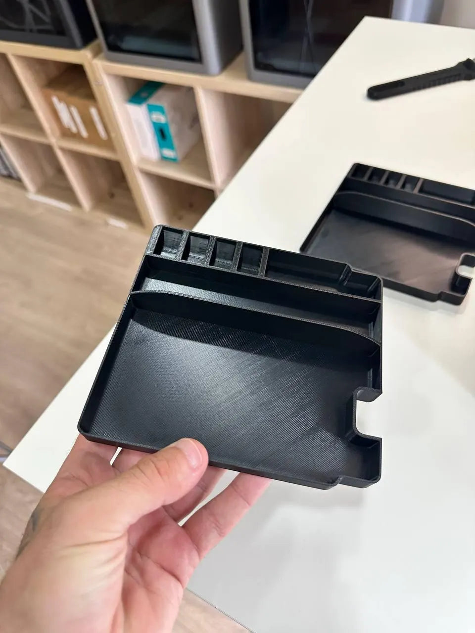Organisateur de console centrale Subaru Crosstrek – Plateau de rangement avec fentes pour pièces de monnaie et porte-stylo (2018+)