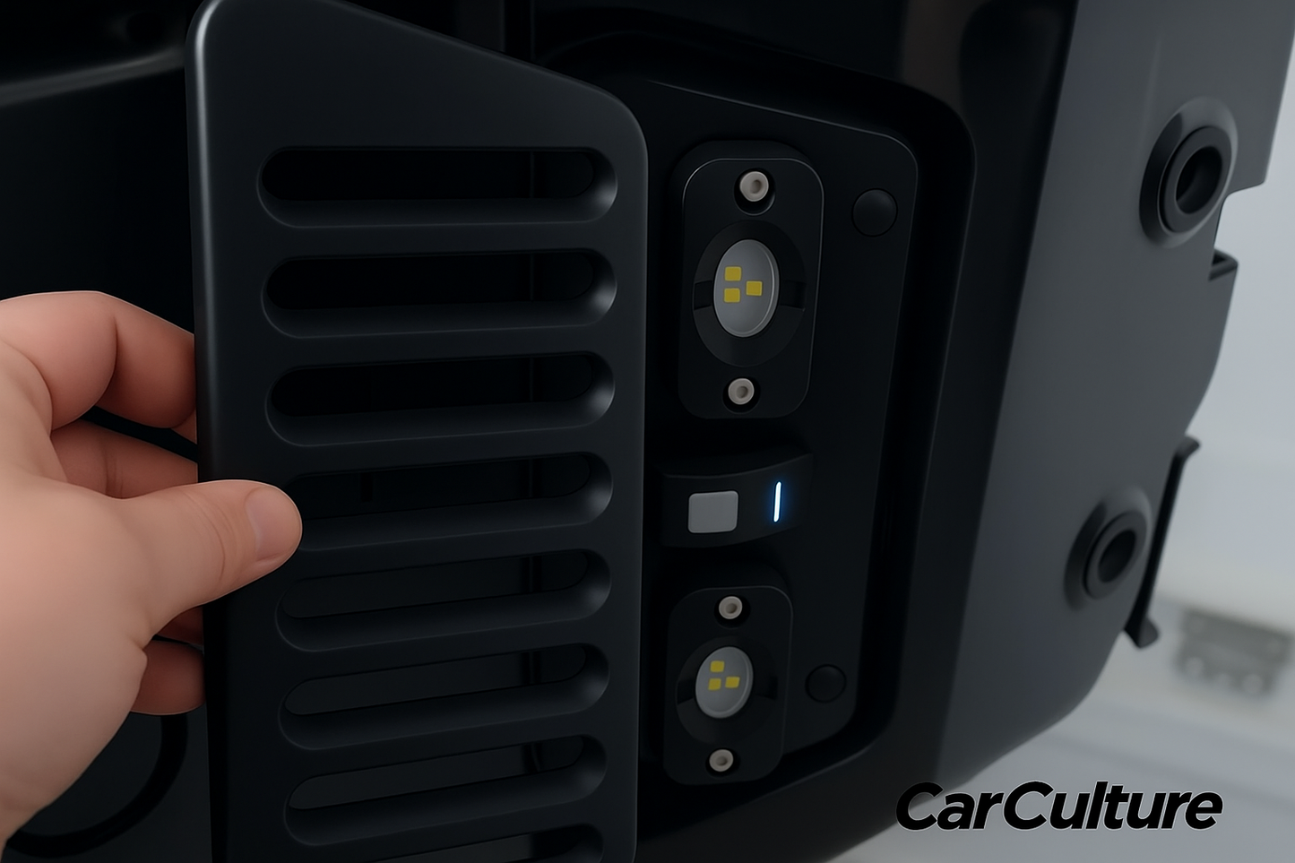 Jeep Wrangler JK Tailgate Vent Interior Light Mount