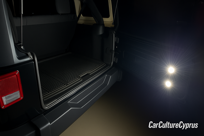 Jeep Wrangler JK Tailgate Vent Interior Light Mount