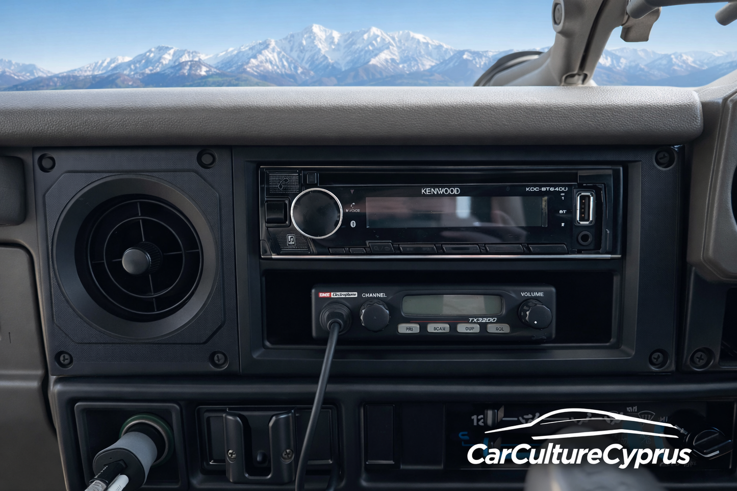 Toyota Land Cruiser 78 Series Dash Trim | Radio & Vent Replacement Panel