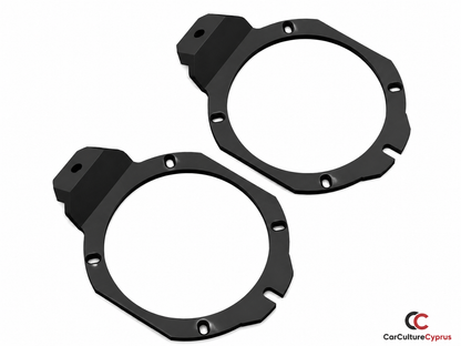 Toyota Land Cruiser 70 Series Front Speaker Adapter Rings – Dashboard Speaker Mounts Pair
