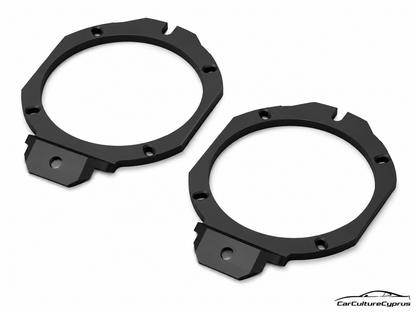 Toyota Land Cruiser 70 Series Front Speaker Adapter Rings – Dashboard Speaker Mounts Pair