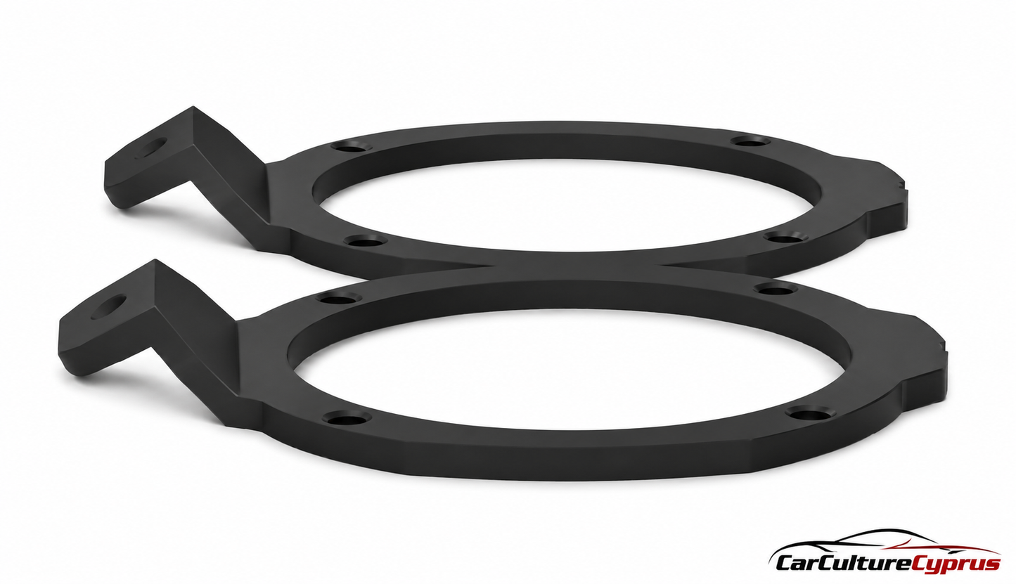 Toyota Land Cruiser 70 Series Front Speaker Adapter Rings – Dashboard Speaker Mounts Pair