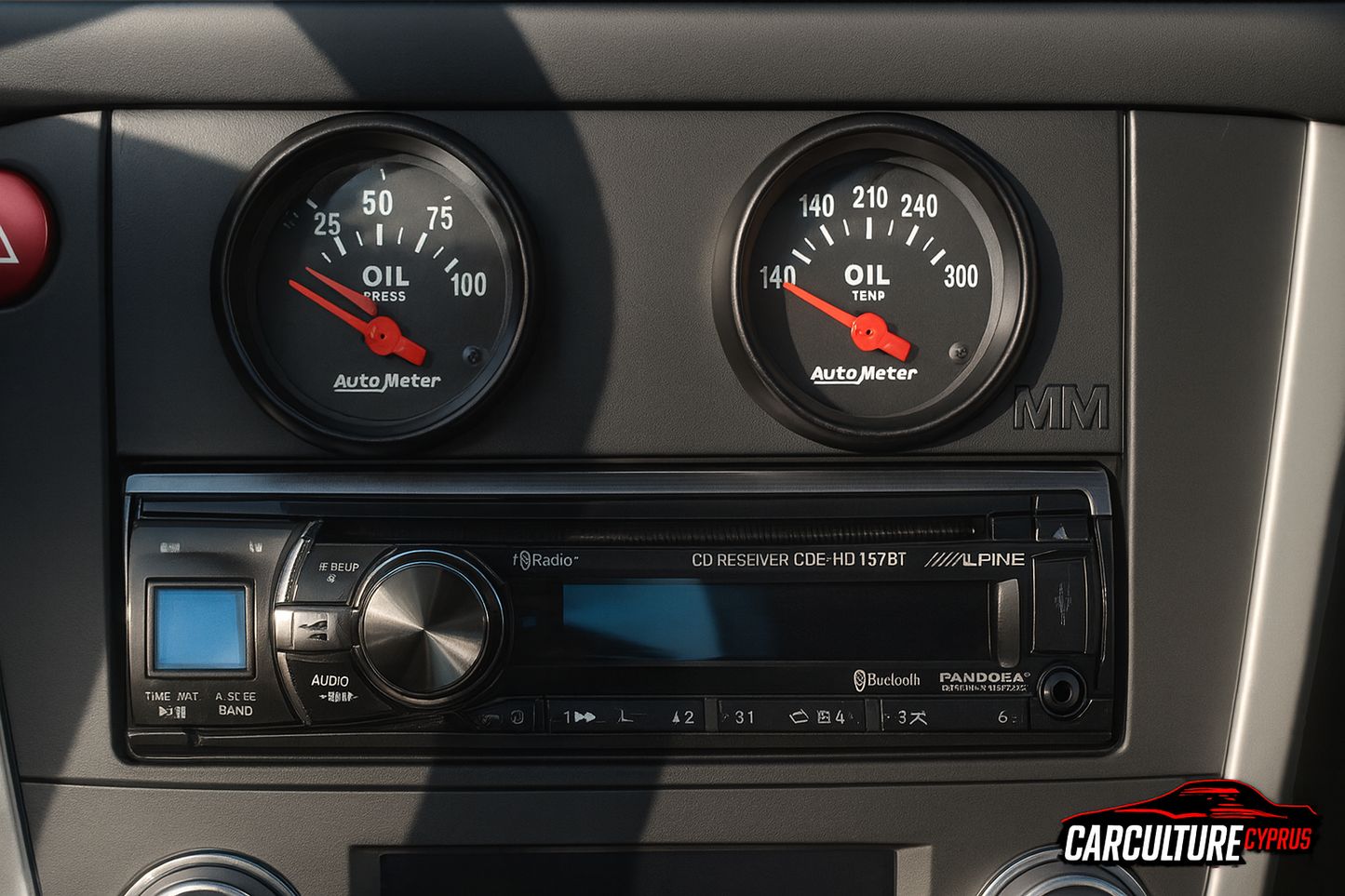 Subaru Legacy Gauge Mount – Single DIN Slot Dual 52mm Gauge Holder