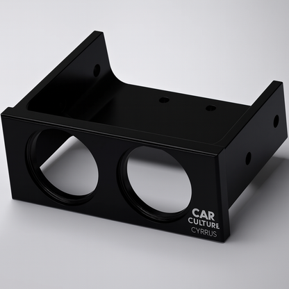 Subaru Legacy Gauge Mount – Single DIN Slot Dual 52mm Gauge Holder