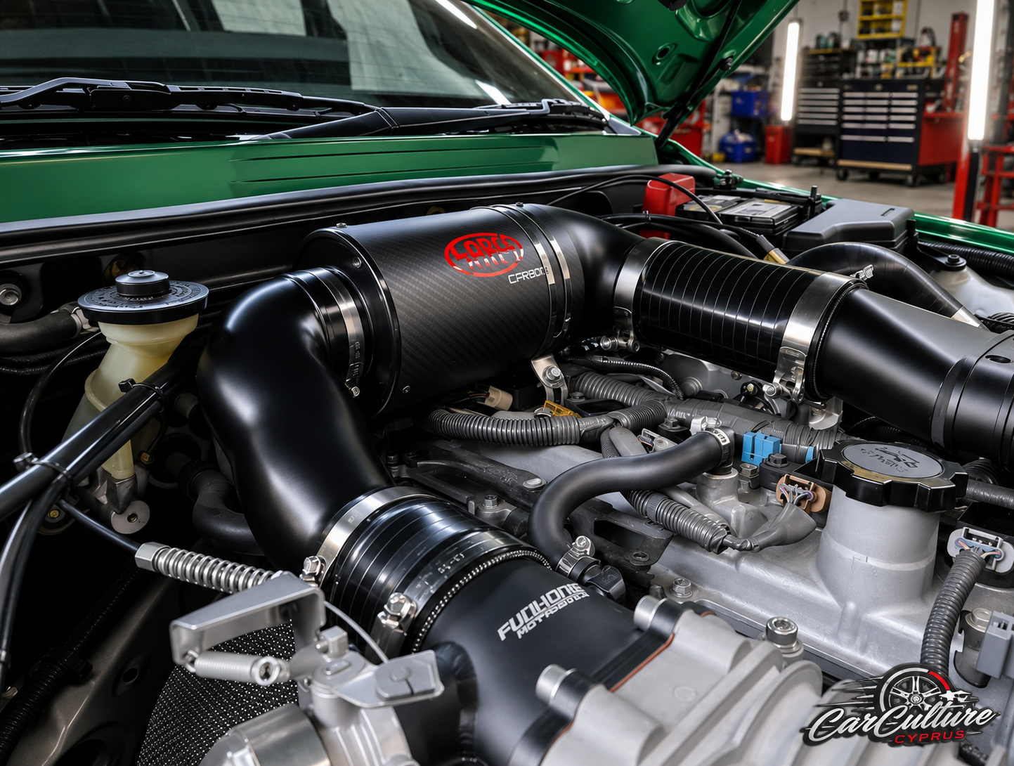 Lexus IS200 Supercharger Intake Adapter Kit – OEM Scoop to 3 Inch Airbox Set