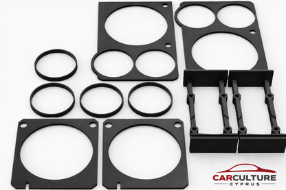 Merkur XR4Ti Gauge Mount Kit – Instrument Cluster Upgrade Brackets & Spacers