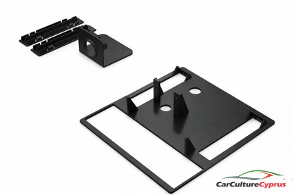Mercedes R107 (Early) Dash Component Set – AC Panel, Left & Right Trim, Power Outlet Holder